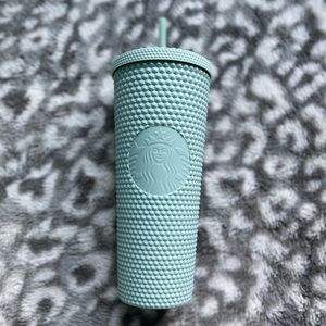 Mint Green Studded Starbucks cup